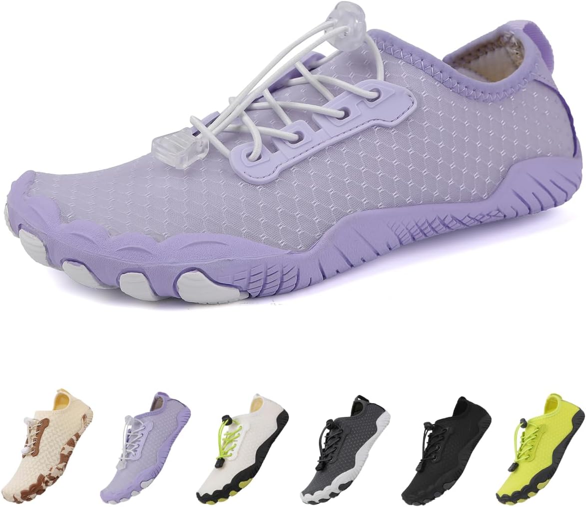Мужские и женские походные туфли, быстро сохнущие пляжные и бассейновые туфли, женские водные носки: дизайн с нулевым перепадом, мужская обувь без шнурков, противоскользящие, здоровые, дышащие, модные кроссовки для трейлового бега Suxiaur, пурпу...
Мужские и женские походные туфли, быстро сохнущие пляжные и бассейновые туфли, женские водные носки: дизайн с нулевым перепадом, мужская обувь без шнурков, противоскользящие, здоровые, дышащие, модные кроссовки для трейлового бега Suxiaur, пурпу...