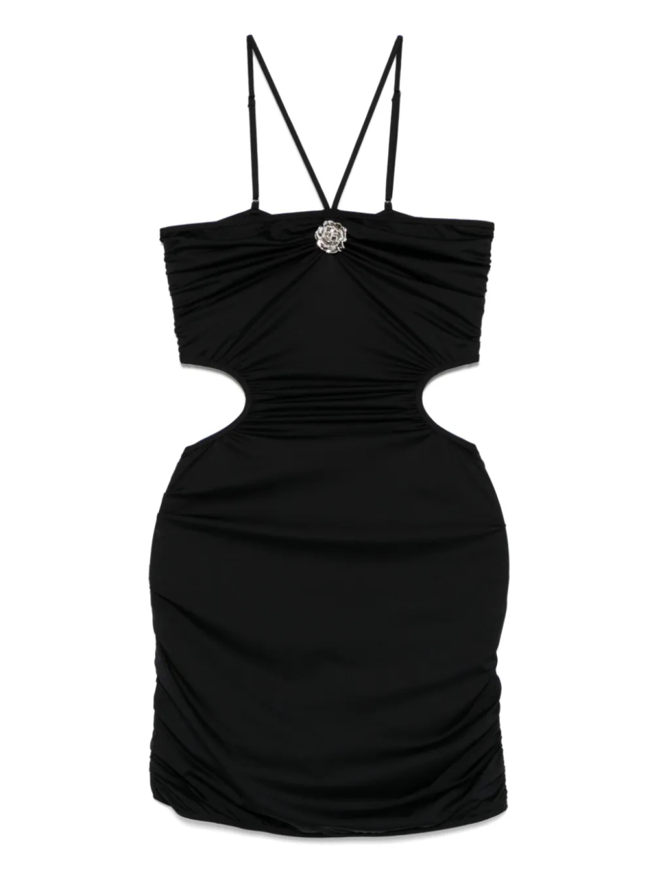 Пляжное платье с цветочной аппликацией Blumarine, черный
Пляжное платье с цветочной аппликацией Blumarine, черный