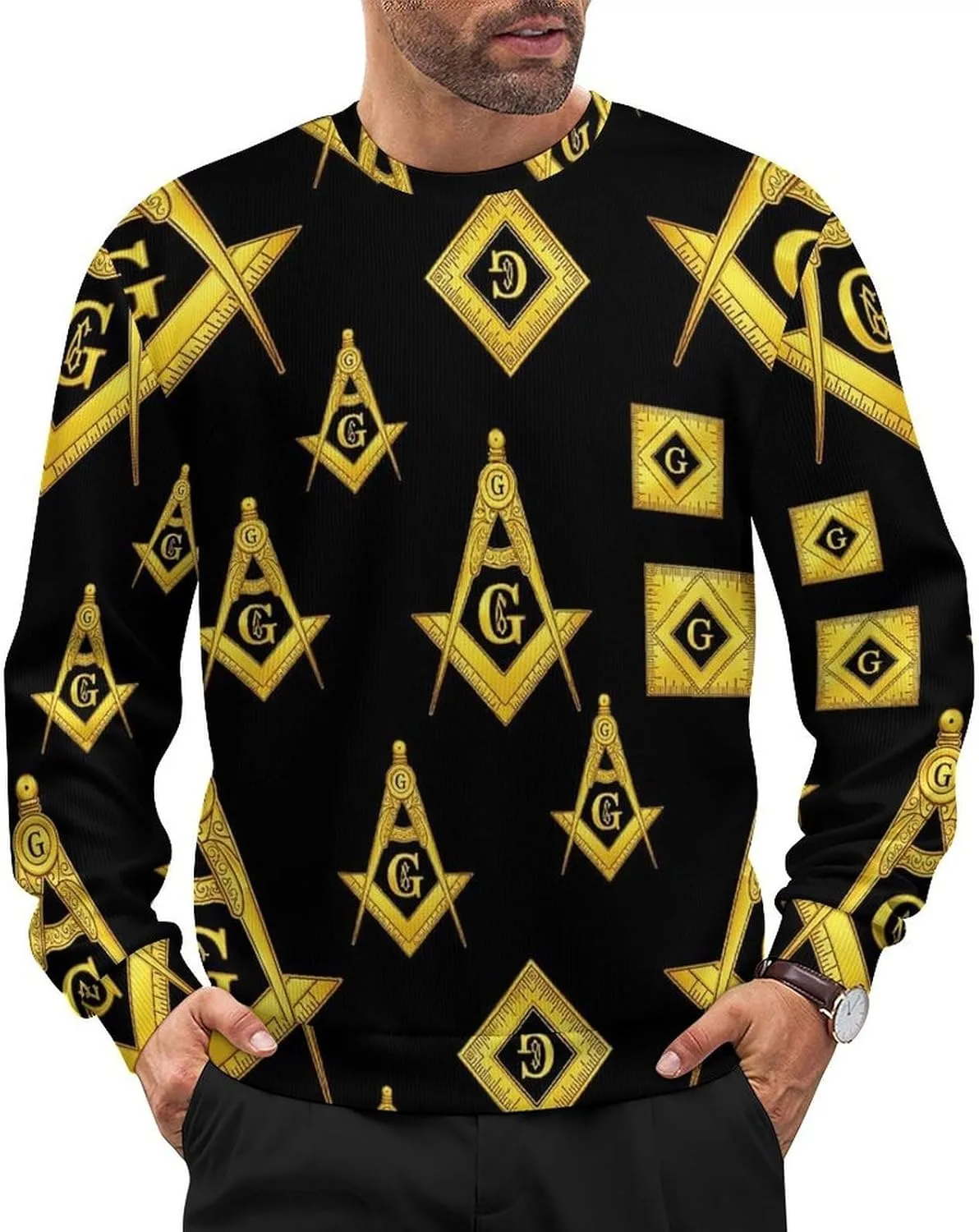 Мужской классический пуловер с длинными рукавами и круглым вырезом Meaudiwes
Мужской классический пуловер с длинными рукавами и круглым вырезом Meaudiwes