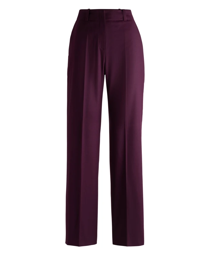 Фланелевые брюки с широкими штанинами Hugo, фиолетовый
Фланелевые брюки с широкими штанинами Hugo, фиолетовый