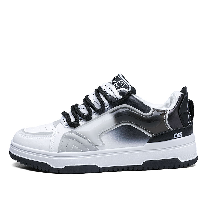 Bull charm Мужские повседневные белые черные противоскользящие низкие кеды с амортизацией, цвет White Black
Bull charm Мужские повседневные белые черные противоскользящие низкие кеды с амортизацией, цвет White Black