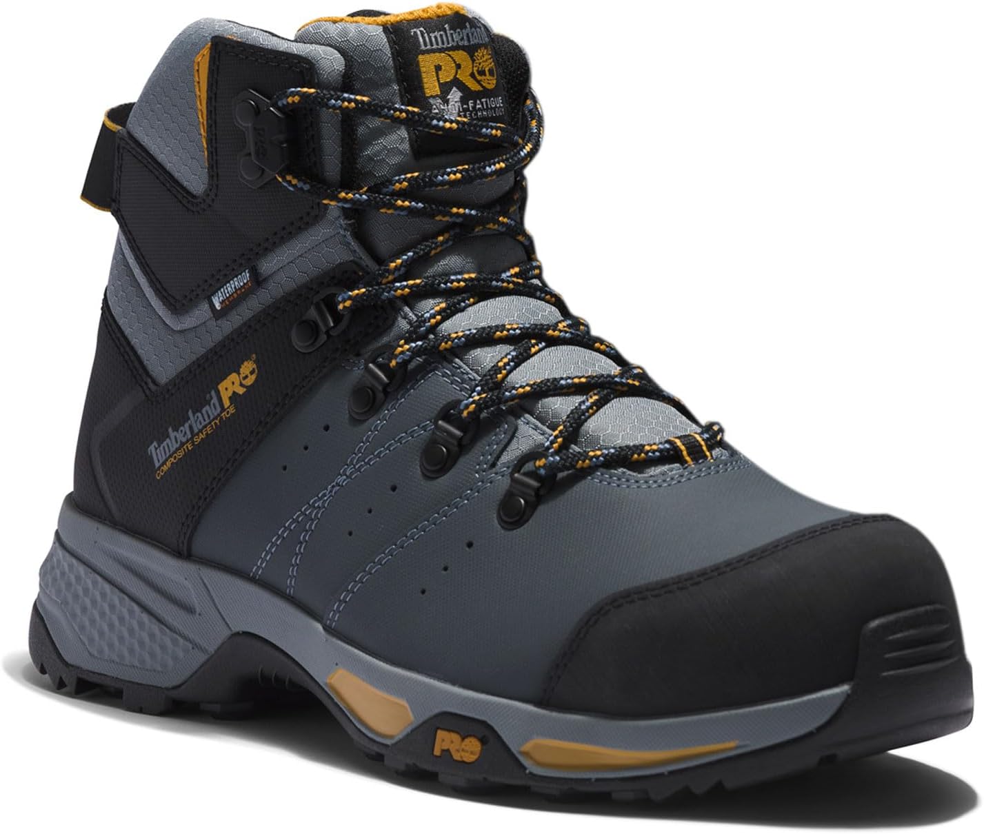Timberland PRO мужские ботинки Switchback 6 дюймов с композитным защитным носком, водонепроницаемые, для промышленности и пеших походов, Grey/Yellow V1
Timberland PRO мужские ботинки Switchback 6 дюймов с композитным защитным носком, водонепроницаемые, для промышленности и пеших походов, Grey/Yellow V1