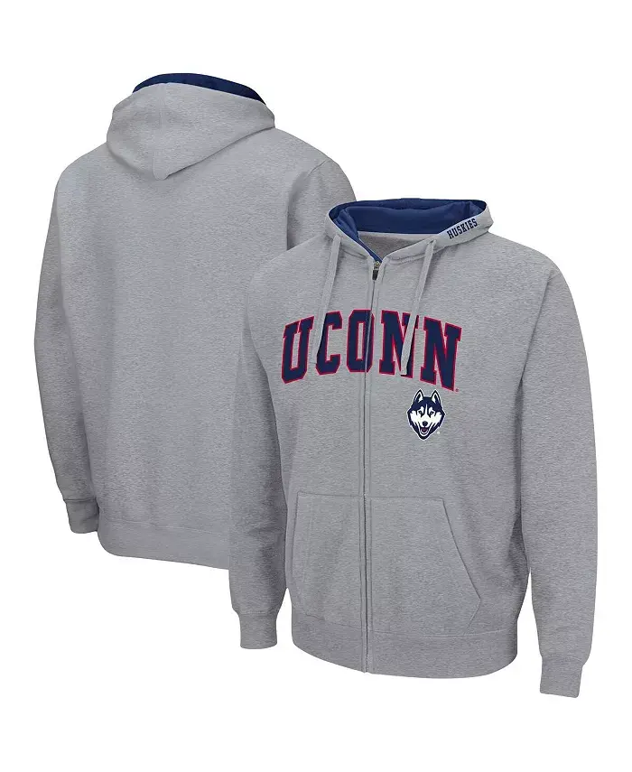 Мужская серая толстовка UConn Huskies Arch and Logo 3.0 с застежкой-молнией Colosseum
Мужская серая толстовка UConn Huskies Arch and Logo 3.0 с застежкой-молнией Colosseum