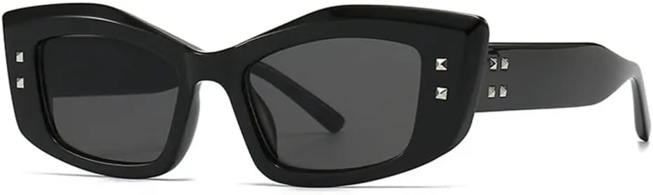 Солнцезащитные очки Retro Rivet для женщин, модные квадратные солнцезащитные очки UV400 для мужчин, очки для водителей, модель 2027 года MTZJH, C1 Black Black
Солнцезащитные очки Retro Rivet для женщин, модные квадратные солнцезащитные очки UV400 для мужчин, очки для водителей, модель 2027 года MTZJH, C1 Black Black