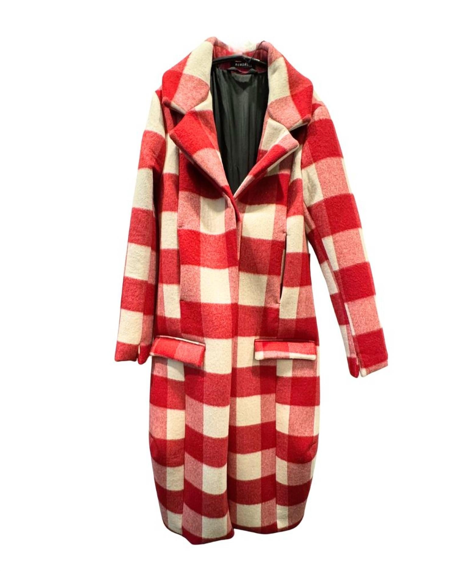 Женское пальто из шерсти в клетку Гранд Гингем Сансет Rundholz, Sunset Check
Женское пальто из шерсти в клетку Гранд Гингем Сансет Rundholz, Sunset Check