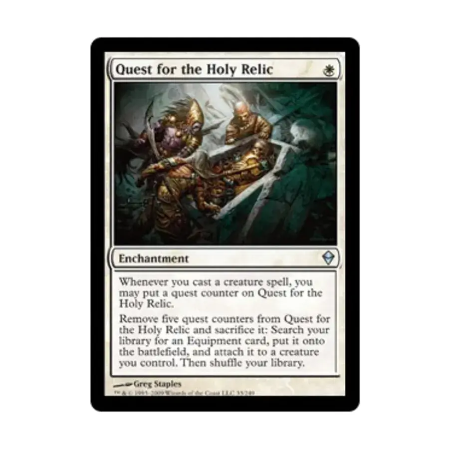 CCG Поиски Святой Реликвии (U), MTG - Zendikar
CCG Поиски Святой Реликвии (U), MTG - Zendikar