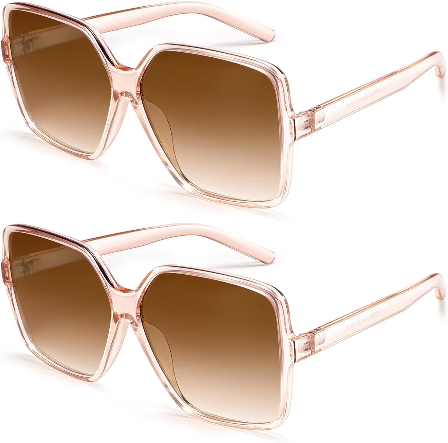 Солнцезащитные очки Dollger увеличенного квадратного размера для женщин, большие, широкие, модные, для мужчин, с защитой от УФ-излучения, унисекс, Clear Brown and Clear Brown
Солнцезащитные очки Dollger увеличенного квадратного размера для женщин, большие, широкие, модные, для мужчин, с защитой от УФ-излучения, унисекс, Clear Brown and Clear Brown