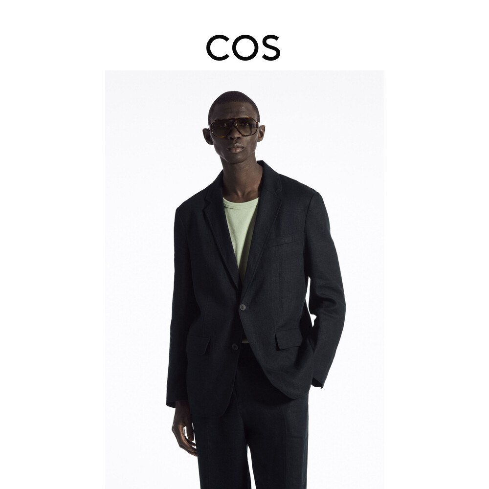 Мужской однобортный пиджак Cos льняной, темно-синий
Мужской однобортный пиджак Cos льняной, темно-синий