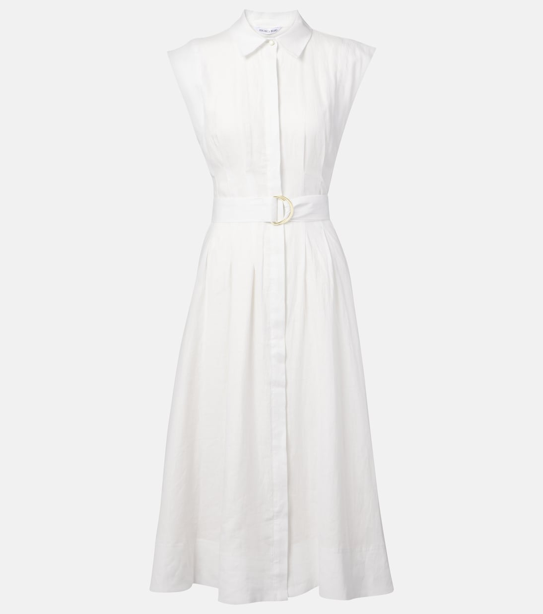 Платье миди из льна Loreta с поясом Veronica Beard, белый
Платье миди из льна Loreta с поясом Veronica Beard, белый