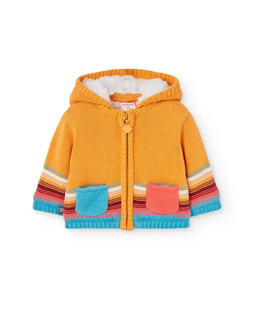 Детская куртка с передним карманом и съемным капюшоном Boboli, горчичный
Детская куртка с передним карманом и съемным капюшоном Boboli, горчичный