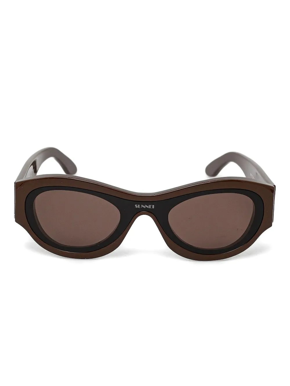 Солнцезащитные очки в овальной оправе Sunnei, коричневый
Солнцезащитные очки в овальной оправе Sunnei, коричневый