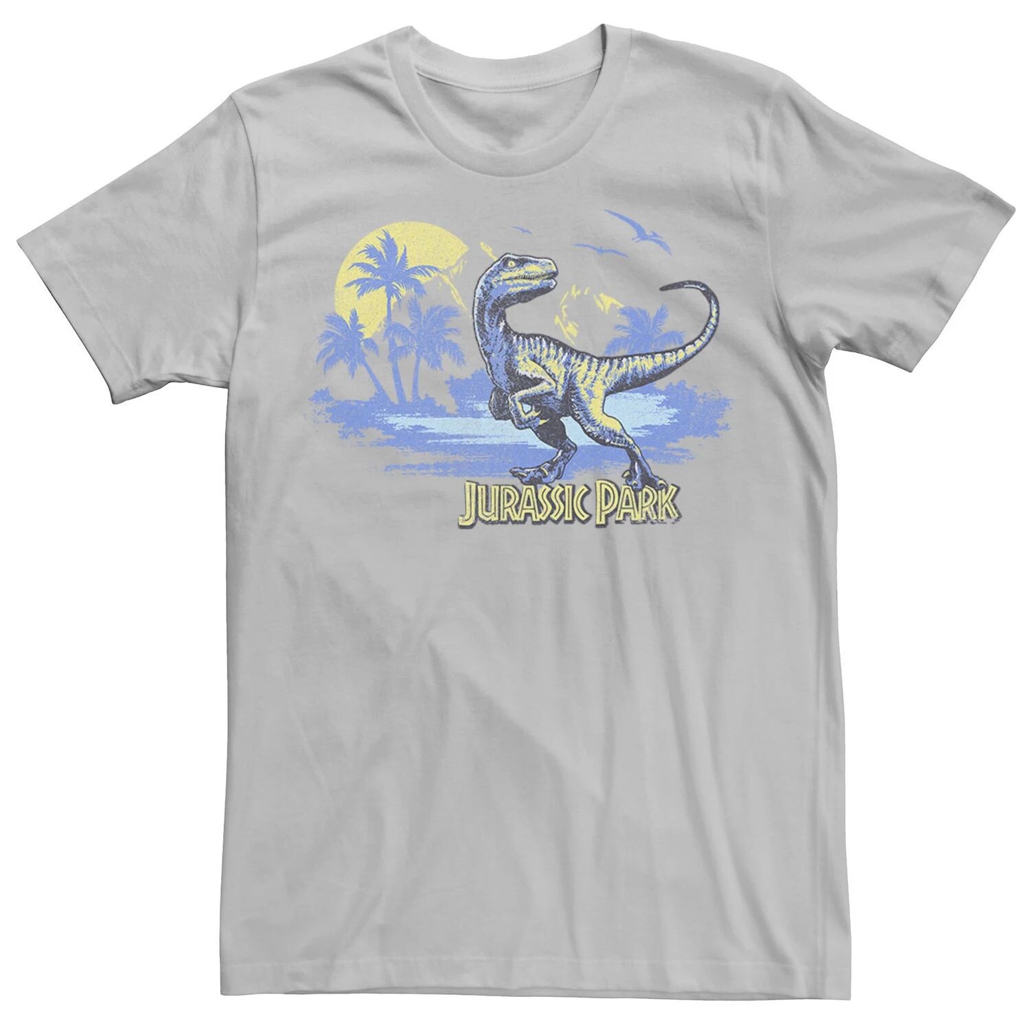 Мужская футболка с потертостями и портретом «Парк Юрского периода Raptor» Jurassic Park, серебристый
Мужская футболка с потертостями и портретом «Парк Юрского периода Raptor» Jurassic Park, серебристый