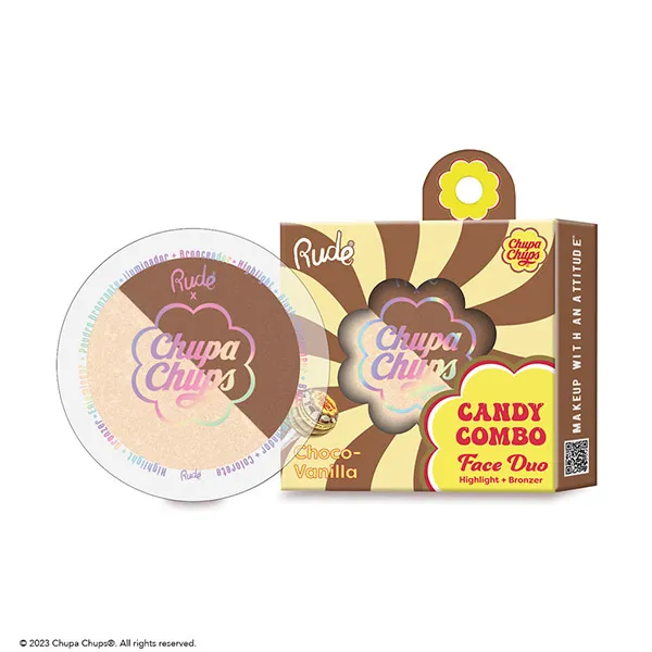 Комбинированный хайлайтер Chupa Chups Candy Combo Face Duo Rude, цвет choco-vanilla
Комбинированный хайлайтер Chupa Chups Candy Combo Face Duo Rude, цвет choco-vanilla