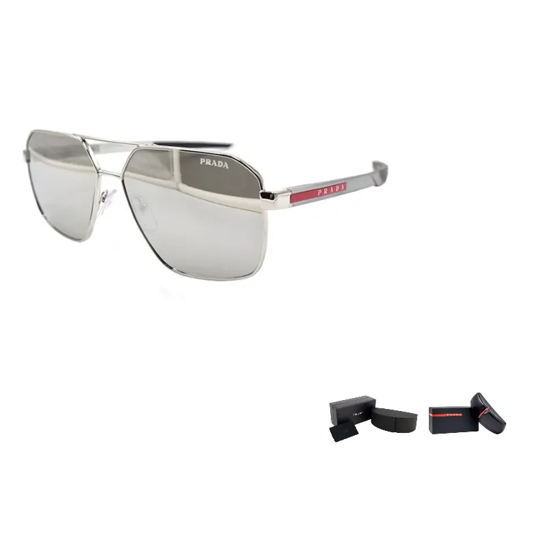 PRADA Солнцезащитные очки с геометрическим принтом, Silver
PRADA Солнцезащитные очки с геометрическим принтом, Silver