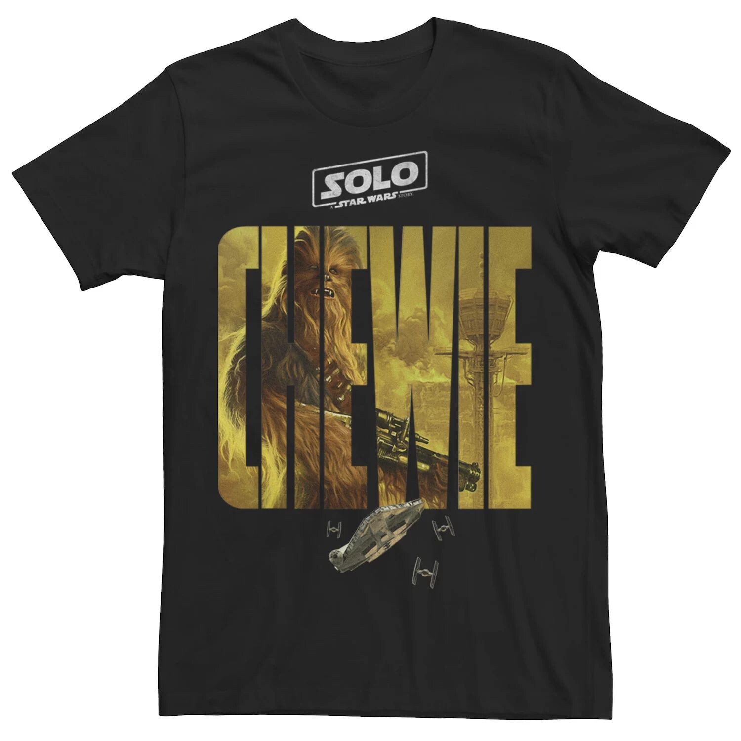 Мужская футболка Solo Chewie с надписью Drop Star Wars
Мужская футболка Solo Chewie с надписью Drop Star Wars