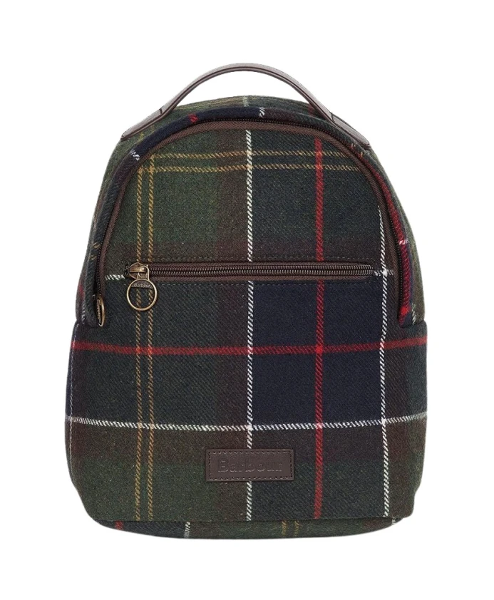 Классический рюкзак в клетку тартан с кожаной аппликацией Barbour, зеленый
Классический рюкзак в клетку тартан с кожаной аппликацией Barbour, зеленый