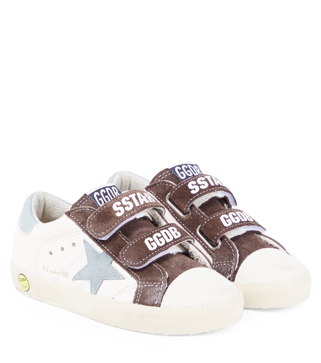 Кроссовки Old School из кожи и замши Golden Goose Kids, White/Brown/Light Blue
Кроссовки Old School из кожи и замши Golden Goose Kids, White/Brown/Light Blue