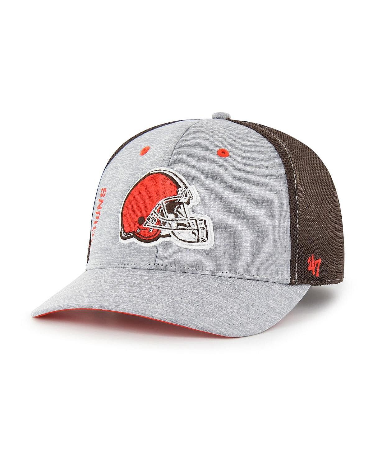 Мужская серо-коричневая шляпа Cleveland Browns Pixelation Trophy Flex. '47 Brand
Мужская серо-коричневая шляпа Cleveland Browns Pixelation Trophy Flex. '47 Brand