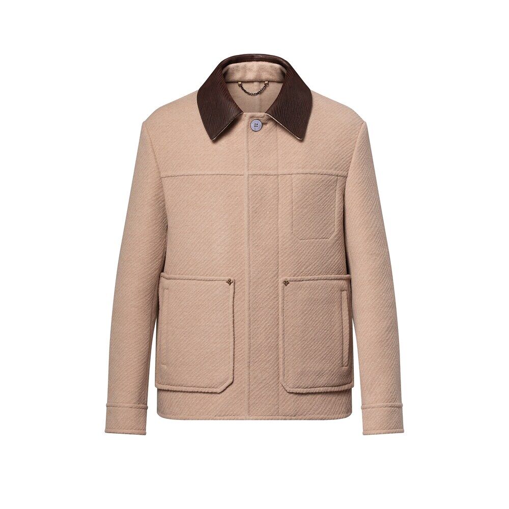 Двухсторонний шёлк и шерсть-смесовый шикарный рабочий блузон Louis Vuitton, бежевый
Двухсторонний шёлк и шерсть-смесовый шикарный рабочий блузон Louis Vuitton, бежевый