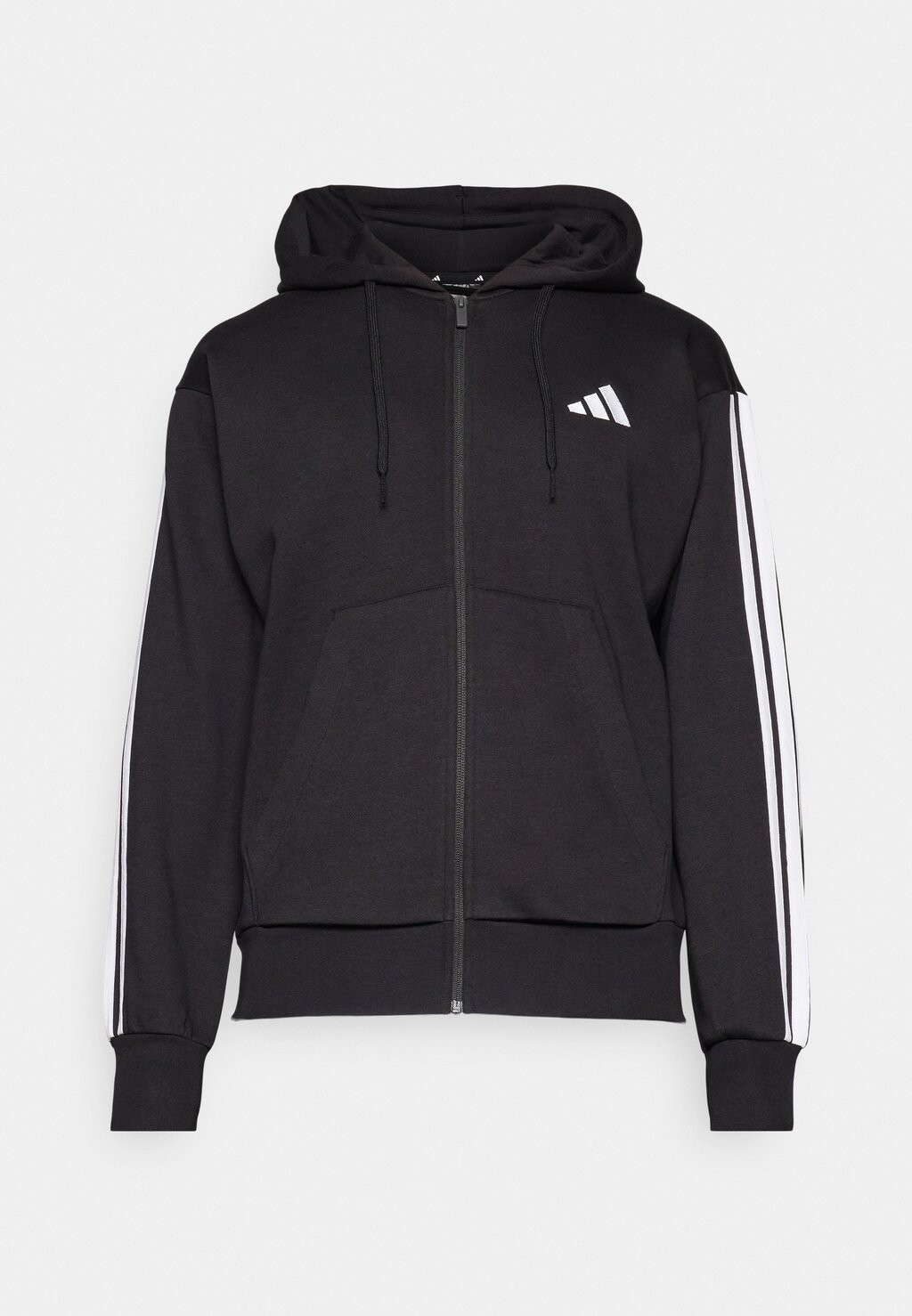 Толстовка на молнии ESSENTIAL THREE STRIPES adidas Sportswear, черный 
Толстовка на молнии ESSENTIAL THREE STRIPES adidas Sportswear, черный