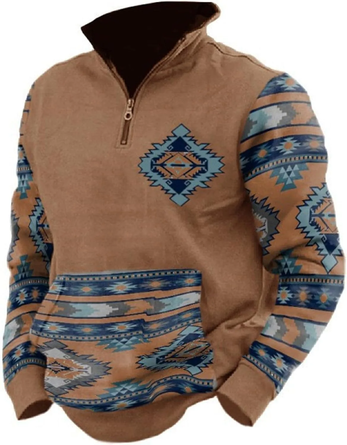 Толстовка Muscularfit с молнией и этническим принтом
Толстовка Muscularfit с молнией и этническим принтом