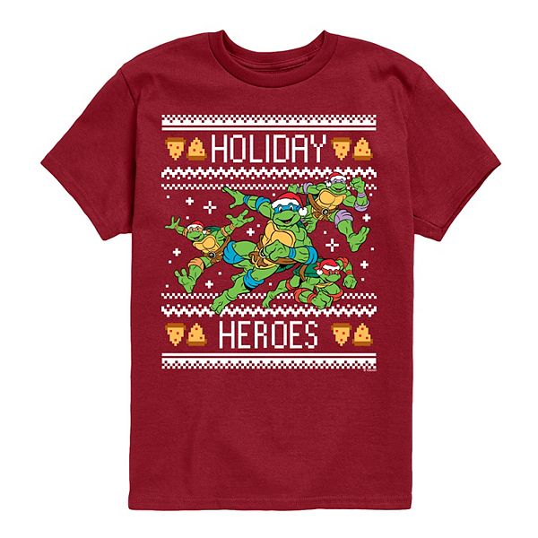 Футболка с принтом Teenage Mutant Ninja Turtles Holiday Heroes для мальчиков 8-20 Licensed Character, Cardinal Red
Футболка с принтом Teenage Mutant Ninja Turtles Holiday Heroes для мальчиков 8-20 Licensed Character, Cardinal Red