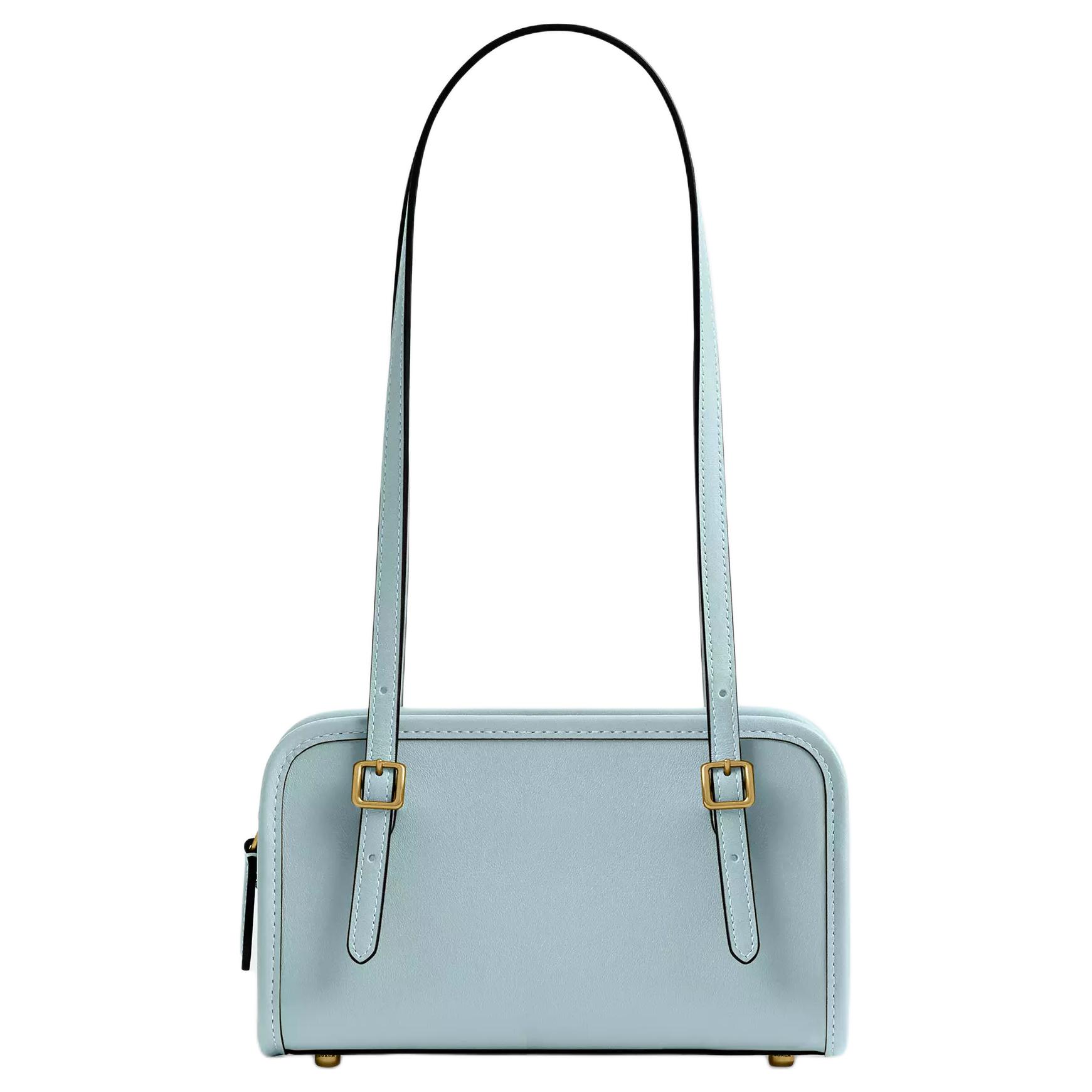 COACH Сумка через плечо Swing Zip Crushed Leather Small Women's Brass & Light Blue
COACH Сумка через плечо Swing Zip Crushed Leather Small Women's Brass & Light Blue