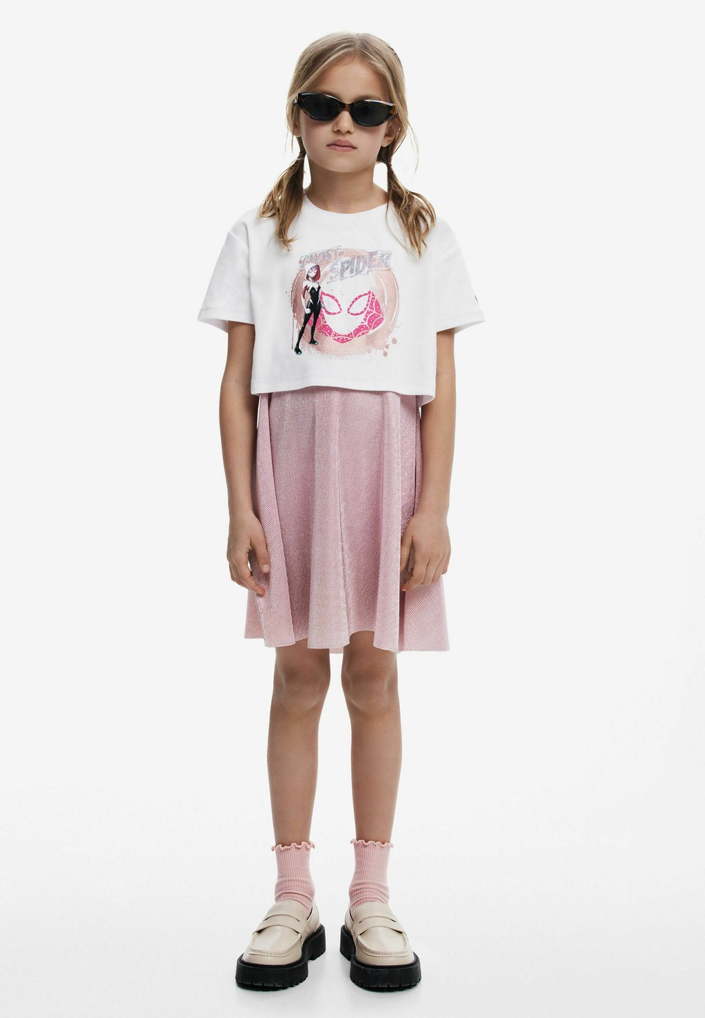 Футболка с принтом SET Desigual, светло-красный 
Футболка с принтом SET Desigual, светло-красный