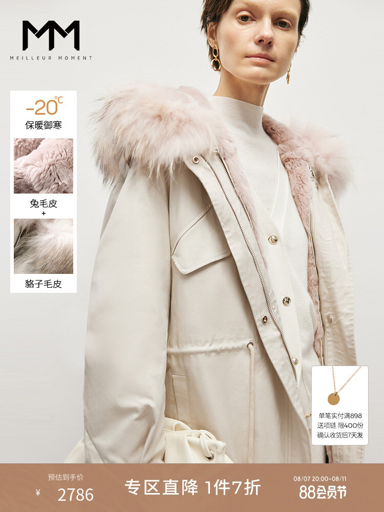 Парка женская Mai Meng Mall's с меховым воротником, хаки
Парка женская Mai Meng Mall's с меховым воротником, хаки