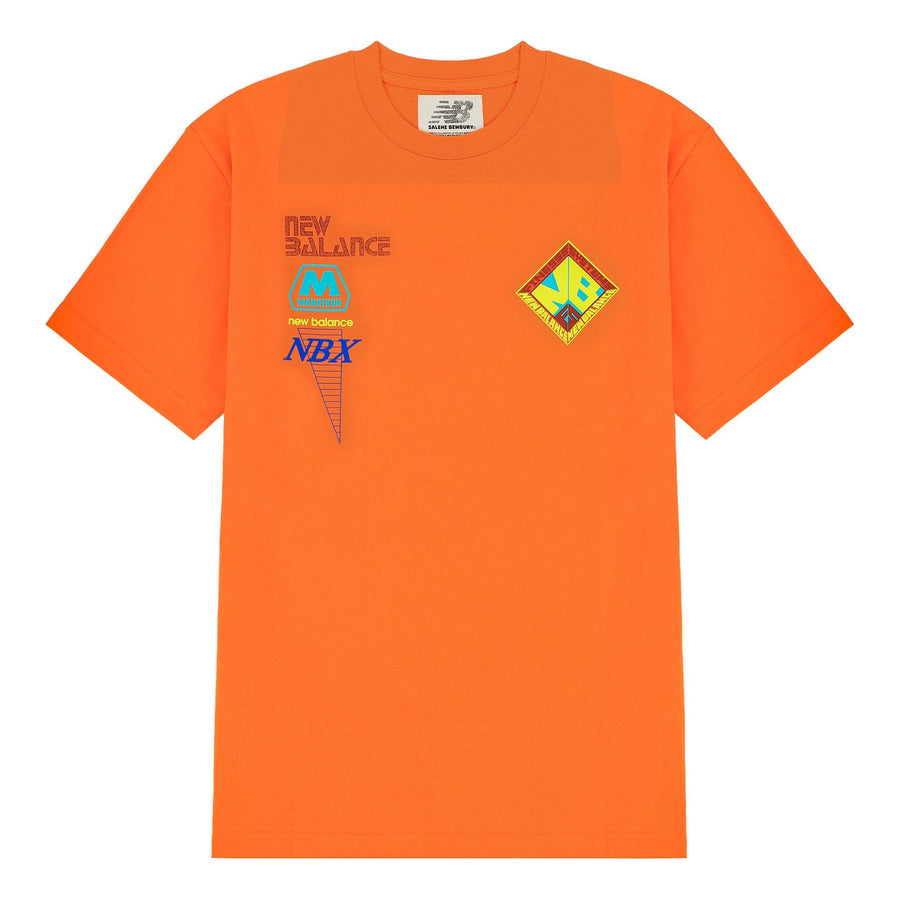 Футболка New Balance x Salehe Bembury Unisex Printing Logo Round-neck Tee Orange, оранжевый
Футболка New Balance x Salehe Bembury Unisex Printing Logo Round-neck Tee Orange, оранжевый