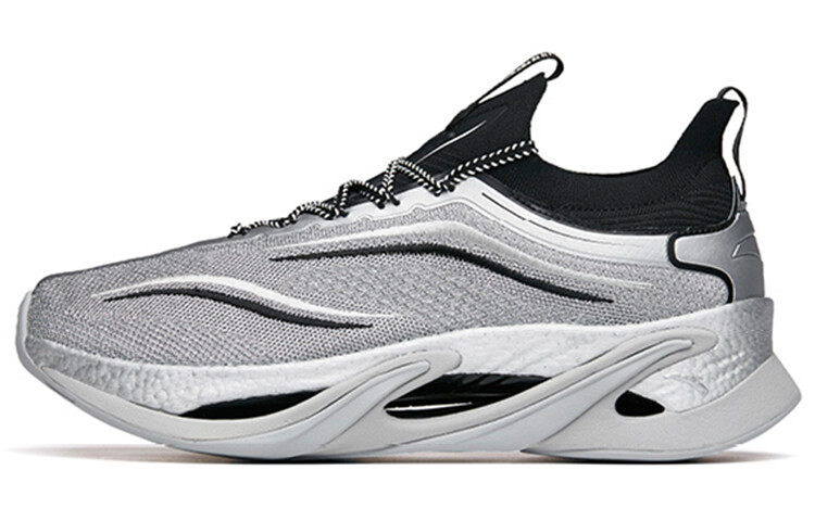 Коллекция беговых кроссовок для бега для мужчин с низким верхом, серебристо-черные Anta
Коллекция беговых кроссовок для бега для мужчин с низким верхом, серебристо-черные Anta