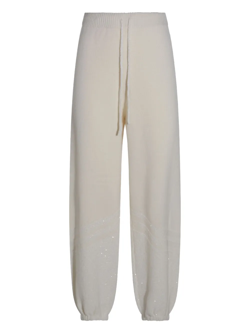 Брюки на кулиске с украшением из пайеток Fabiana Filippi, нейтральный
Брюки на кулиске с украшением из пайеток Fabiana Filippi, нейтральный