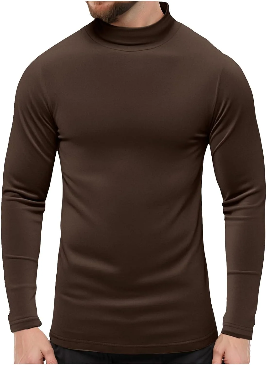 Футболка с длинным рукавом и воротником-стойкой для мужчин, дышащая и эластичная
Футболка с длинным рукавом и воротником-стойкой для мужчин, дышащая и эластичная