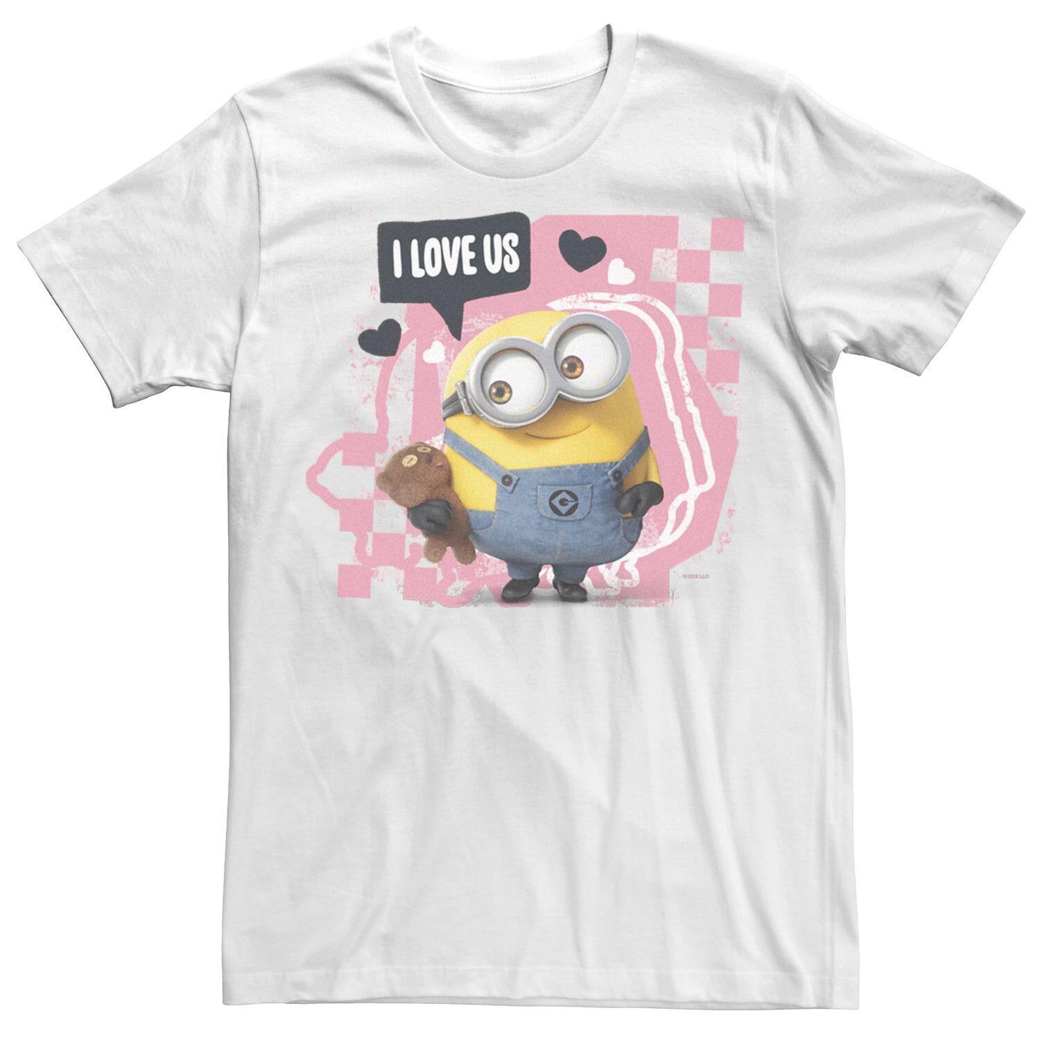Мужская розовая футболка с портретом в клетку Minions I Love Us Licensed Character, Розовый, Мужская розовая футболка с портретом в клетку Minions I Love Us Licensed Character
Мужская розовая футболка с портретом в клетку Minions I Love Us Licensed Character, Розовый, Мужская розовая футболка с портретом в клетку Minions I Love Us Licensed Character