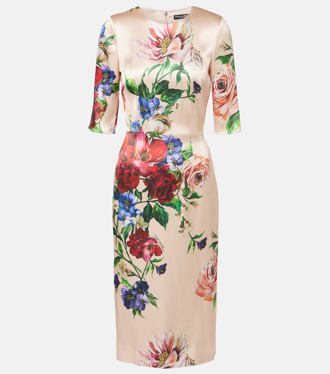 Платье миди из атласа с цветочным принтом Dolce&Gabbana, B.Fiori Antichi Fnud
Платье миди из атласа с цветочным принтом Dolce&Gabbana, B.Fiori Antichi Fnud