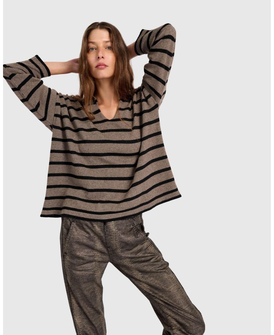 Женский свитер с воротником Surfside Alembika, Latte stripes
Женский свитер с воротником Surfside Alembika, Latte stripes