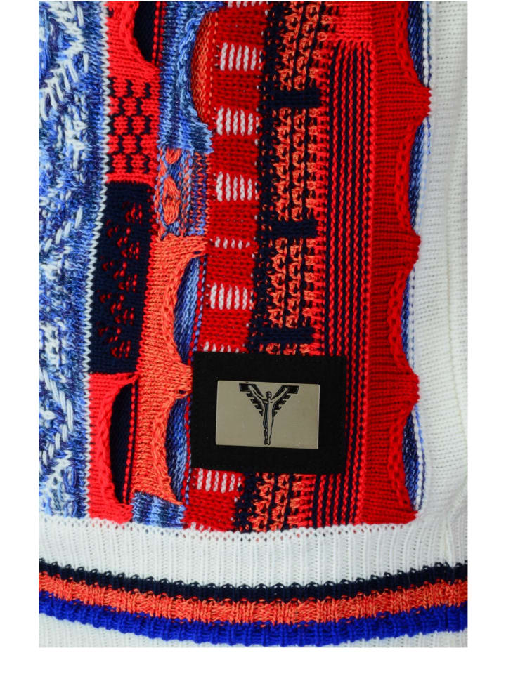 Свитер Carlo Colucci, красно-белый
Свитер Carlo Colucci, красно-белый