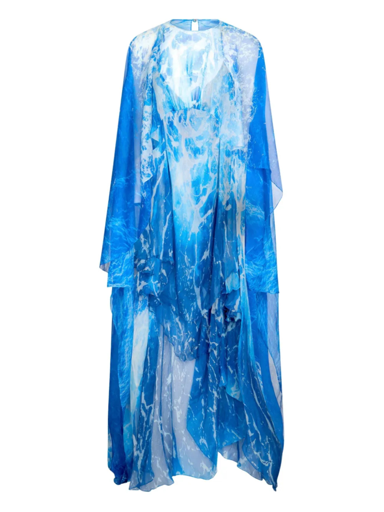 Платье макси с абстрактным принтом Roberto Cavalli, синий
Платье макси с абстрактным принтом Roberto Cavalli, синий