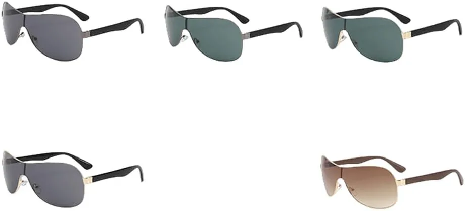 Солнцезащитные очки для мужчин и женщин. Цельная защита глаз, ветрозащитные, ретро-стиль, защита от УФ-излучения UV400. Один размер, коричневый цвет TKKTLLT, One Size
Солнцезащитные очки для мужчин и женщин. Цельная защита глаз, ветрозащитные, ретро-стиль, защита от УФ-излучения UV400. Один размер, коричневый цвет TKKTLLT, One Size