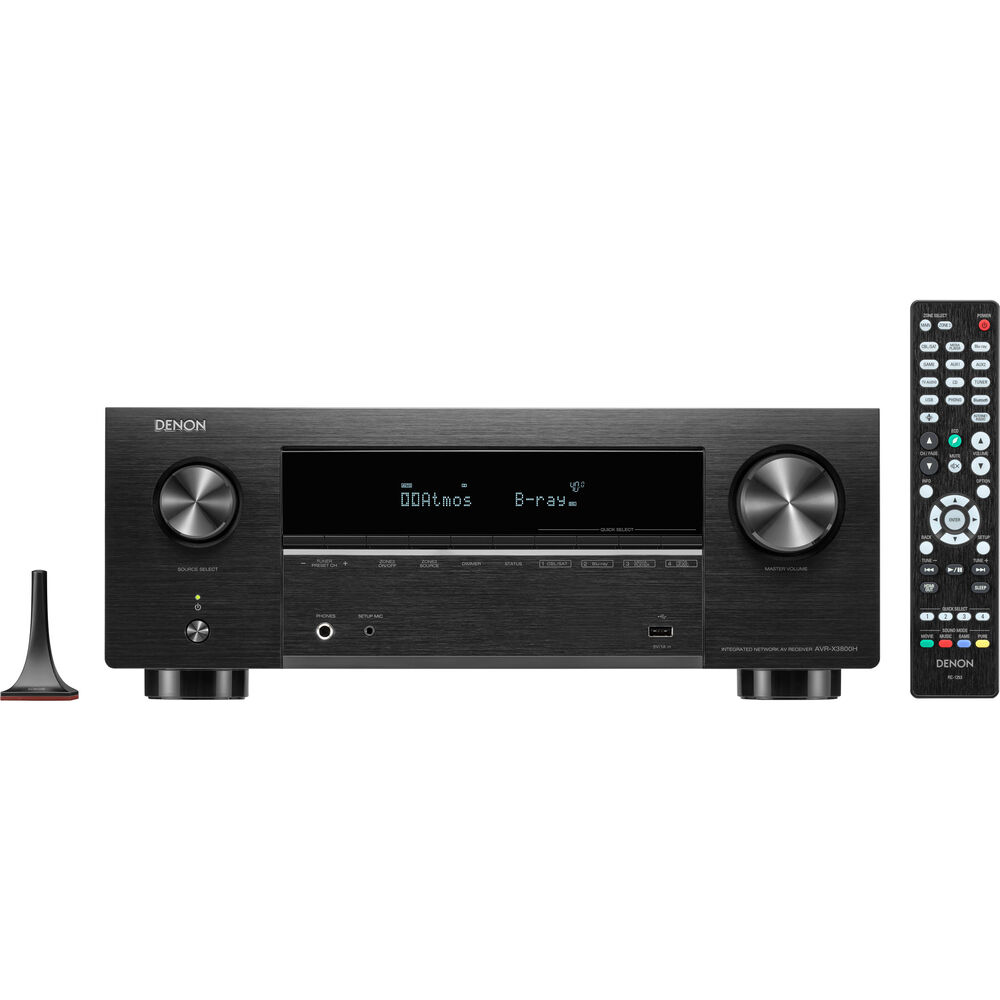 Denon AVR-X3800H 9.4-канальный сетевой A/V-ресивер
Denon AVR-X3800H 9.4-канальный сетевой A/V-ресивер