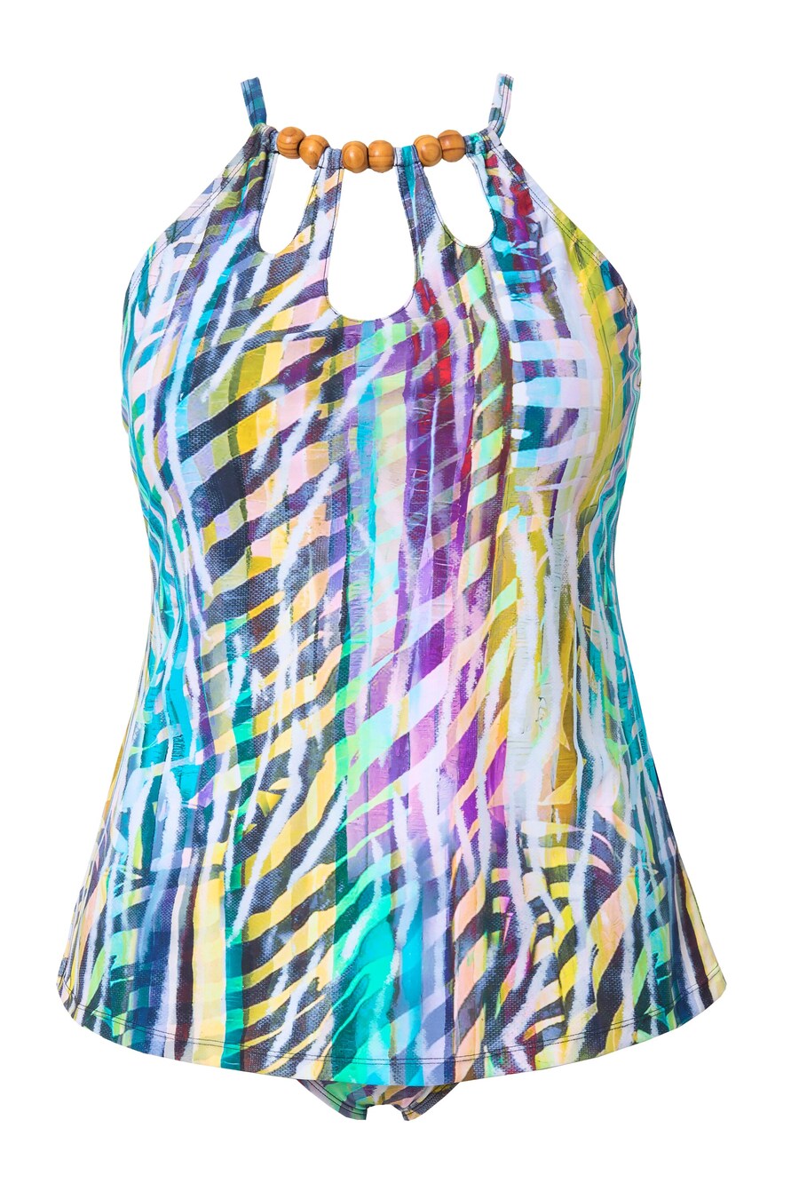 Танкини с высоким воротом Ulla Popken, разноцветный
Танкини с высоким воротом Ulla Popken, разноцветный