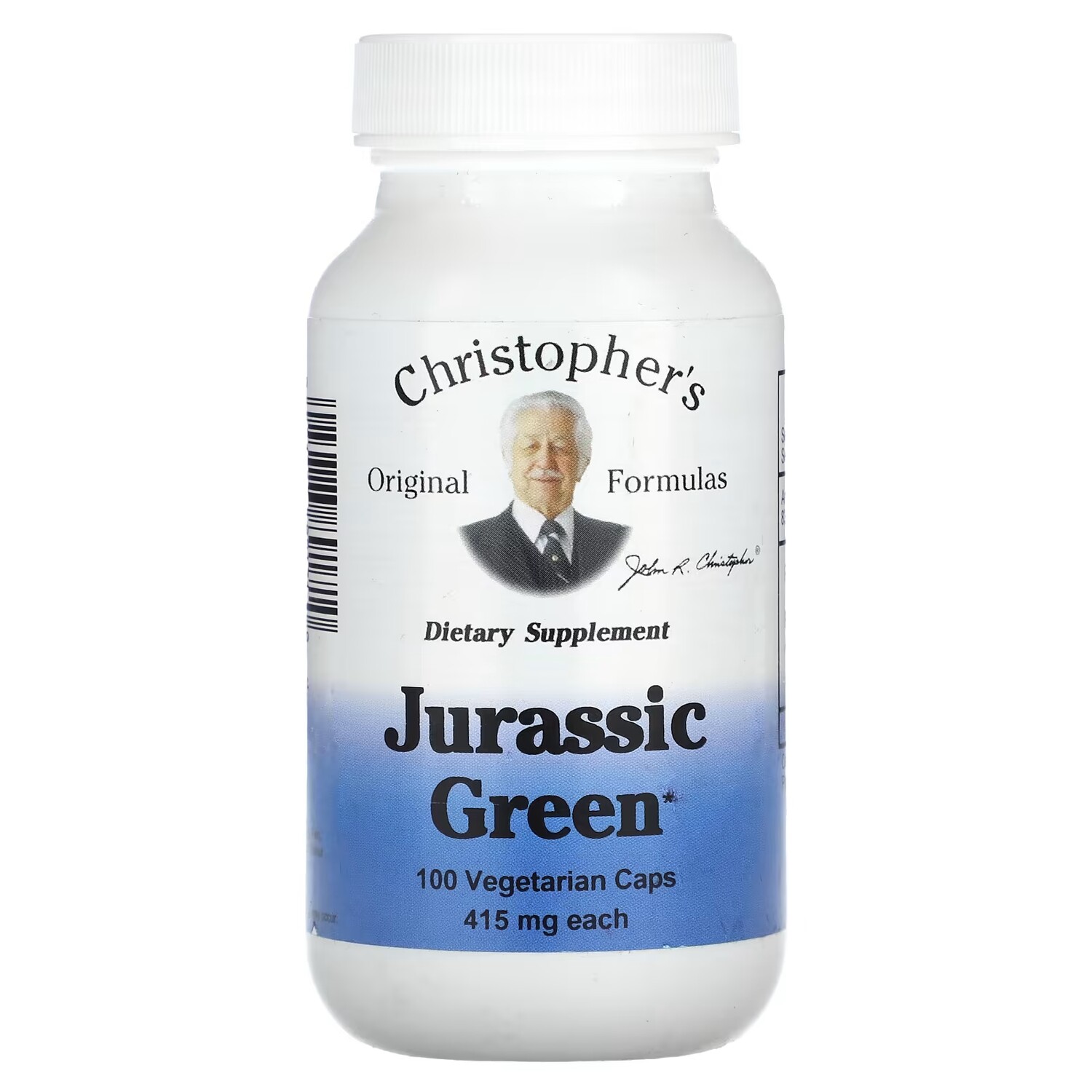 Добавка Christopher's Original Formulas Jurassic Green 415 мг, 100 капсул
Добавка Christopher's Original Formulas Jurassic Green 415 мг, 100 капсул
