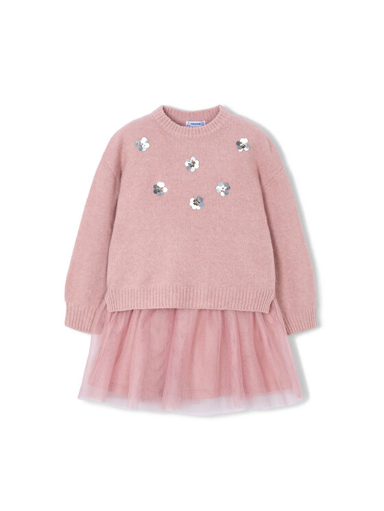 Вязаное платье regular fit 4918 Mayoral, розовый
Вязаное платье regular fit 4918 Mayoral, розовый