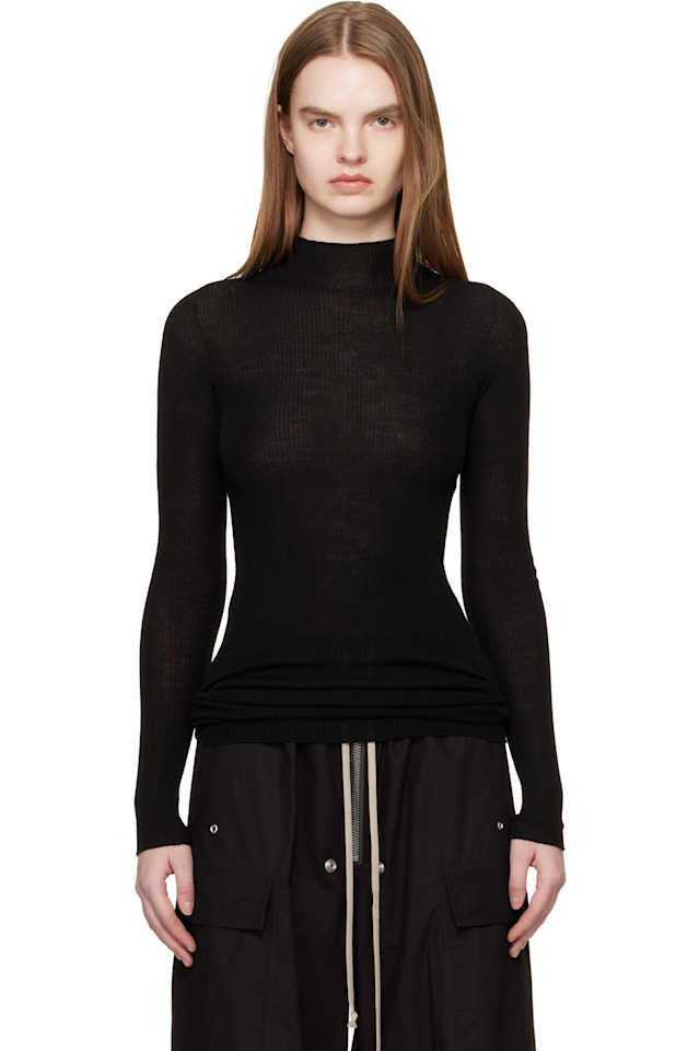 Свитер с черепахой Temple ls Rick Owens, черный
Свитер с черепахой Temple ls Rick Owens, черный