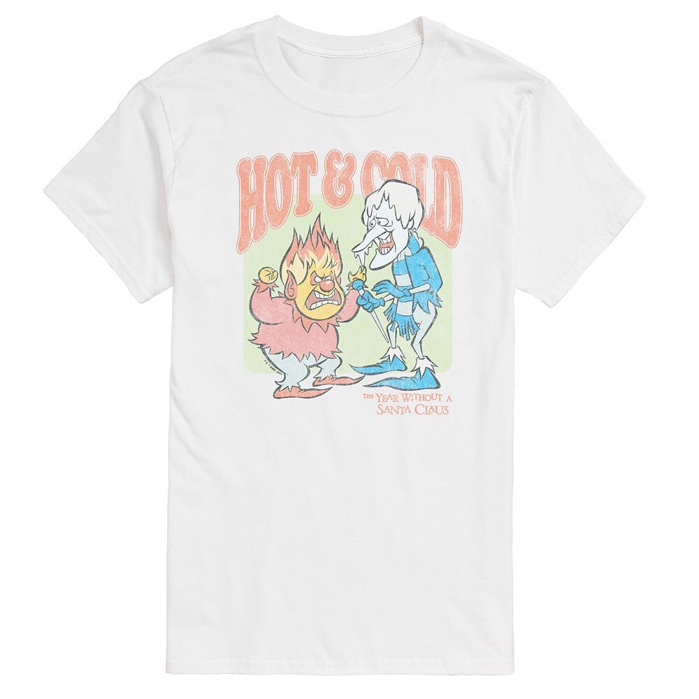 Мужская футболка с рисунком «Год без Санта-Клауса» в горячих и холодных тонах Licensed Character, белый
Мужская футболка с рисунком «Год без Санта-Клауса» в горячих и холодных тонах Licensed Character, белый