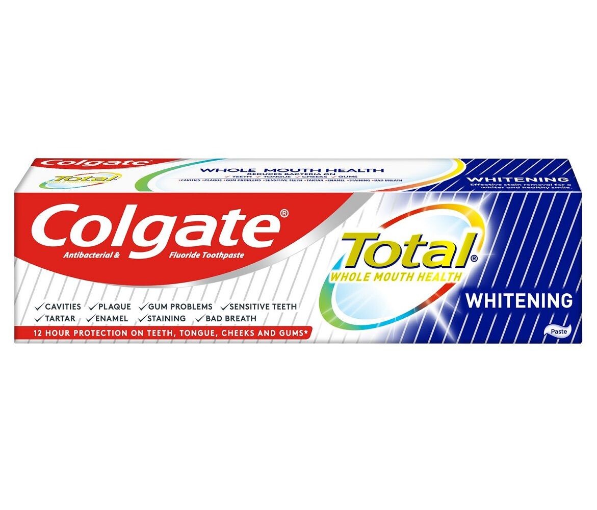 Colgate Total Wybielanie Зубная паста, 75 ml
Colgate Total Wybielanie Зубная паста, 75 ml