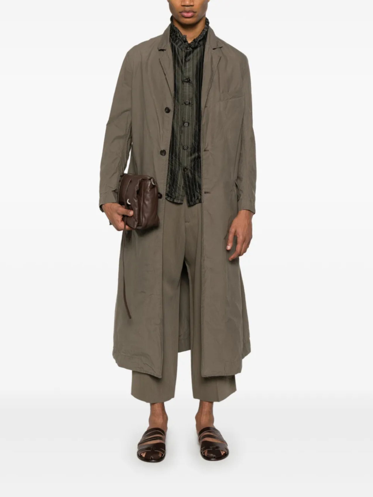 Пальто с жатым эффектом Ricorrrobe, коричневый 
Пальто с жатым эффектом Ricorrrobe, коричневый