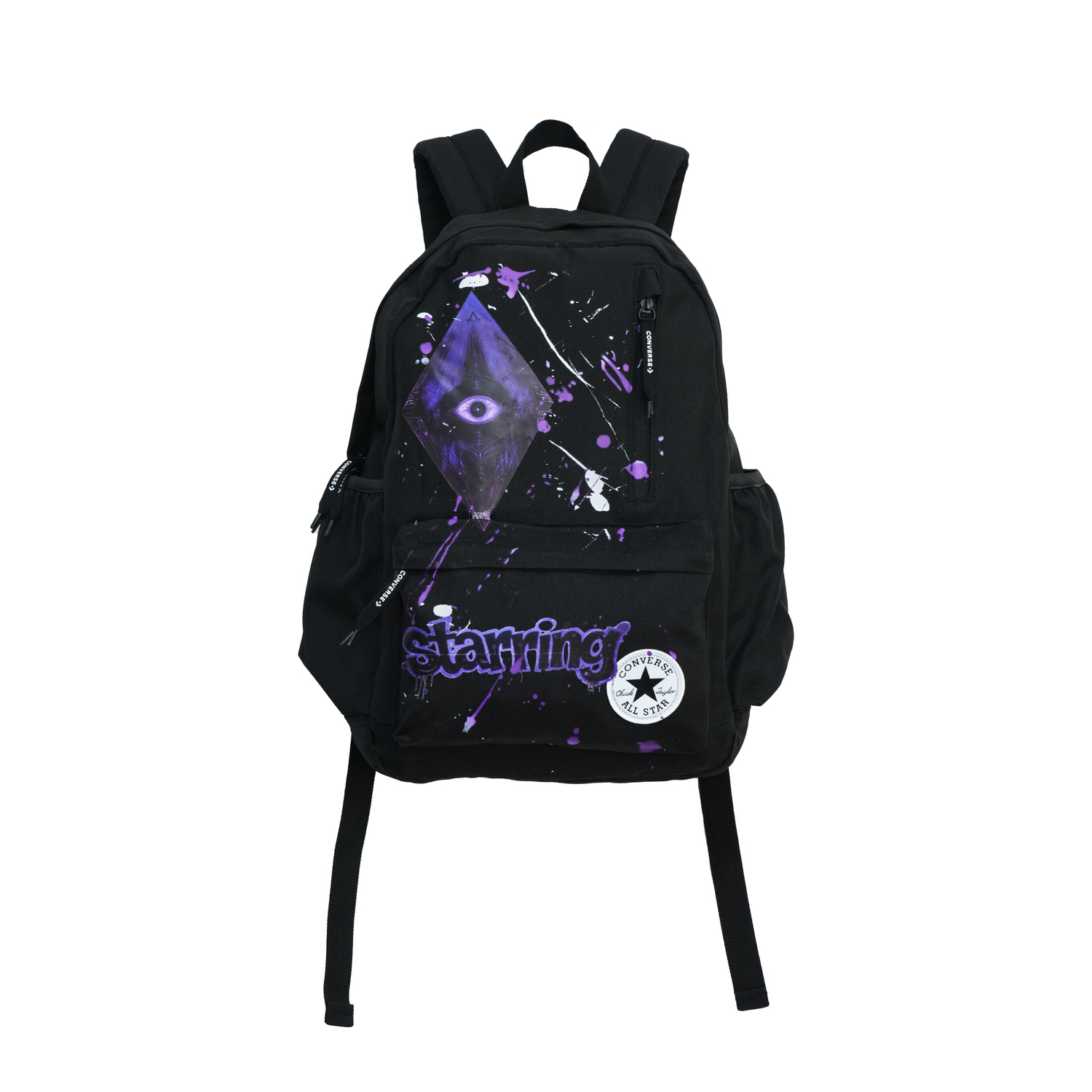 Converse Полиэстеровый граффити рюкзак средний унисекс черный с изображением глаза демона, Black
Converse Полиэстеровый граффити рюкзак средний унисекс черный с изображением глаза демона, Black
