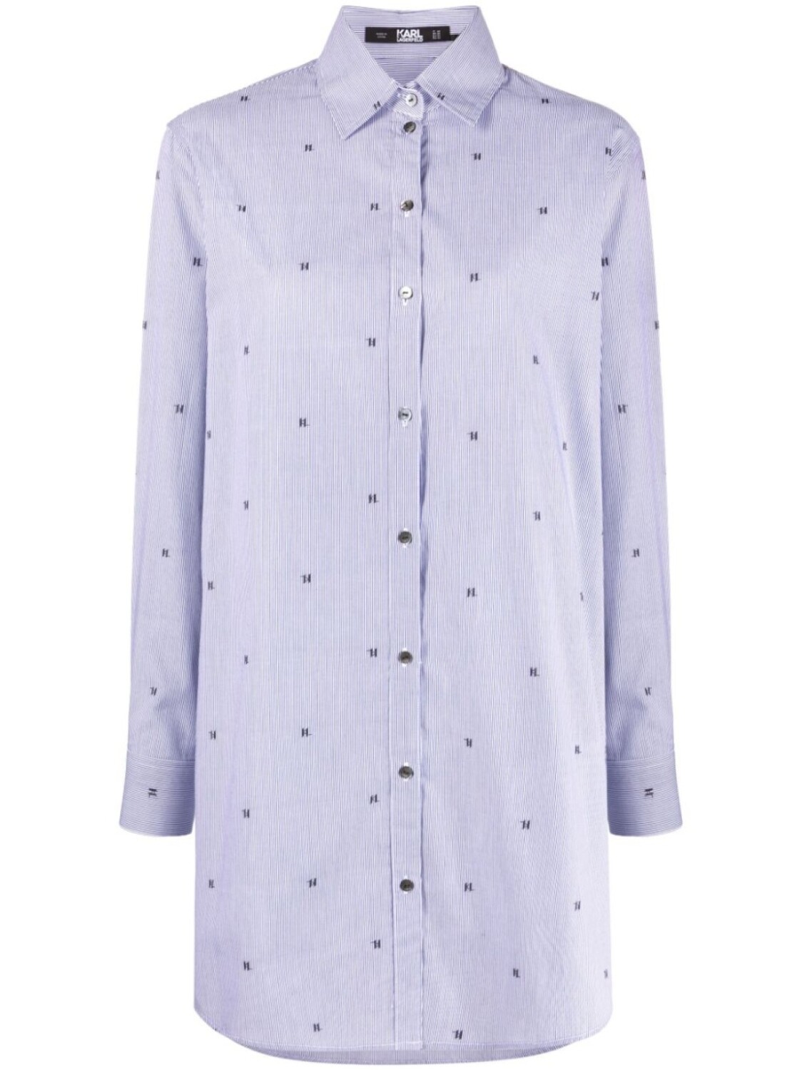 Рубашка-туника с монограммой Karl Lagerfeld, синий
Рубашка-туника с монограммой Karl Lagerfeld, синий