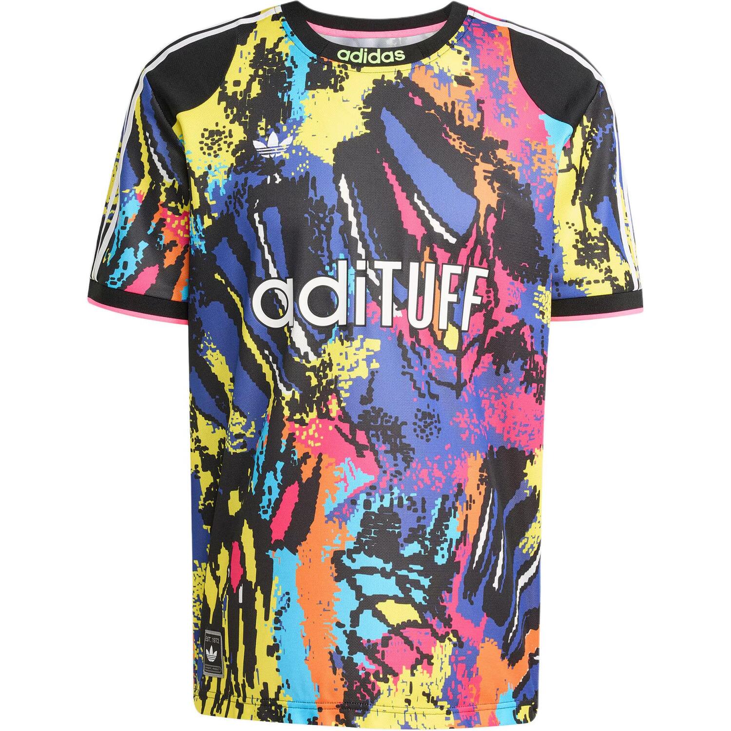 Футболка Archive Aop Jersey Adidas Originals, черный/розовый/фиолетовый/синий/оранжевый
Футболка Archive Aop Jersey Adidas Originals, черный/розовый/фиолетовый/синий/оранжевый